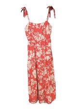 Vestido de verão feminino padrão social XXL coral floral gravata ombro 07252 comprar usado  Enviando para Brazil