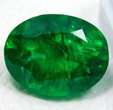 Pedra preciosa solta corte oval esmeralda verde colombiana natural certificada 10,25 quilates, usado comprar usado  Enviando para Brazil