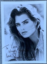 Foto Brooke Shields assinada pessoalmente 5x7 P&B - Autêntica  comprar usado  Enviando para Brazil