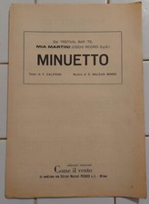 Spartito minuetto mia usato  Verrua Savoia