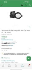 Swarovski afl rechargeable for sale  Cisco