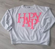 Sweatshirt ffwhite happy gebraucht kaufen  Halstenbek
