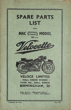 Velocette mac 350 for sale  NOTTINGHAM