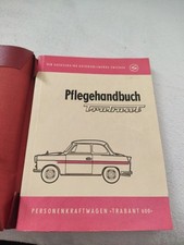Pflegehandbuch trabant 600 gebraucht kaufen  Radebeul