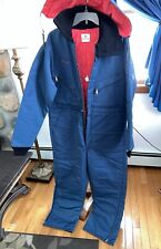 Usado, Macacão de trabalho mecânico masculino vintage acolchoado com capuz isolado Riverside M comprar usado  Enviando para Brazil