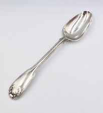 COLHER DE CAFÉ PRATA MACIÇA COLONIAL INDIANA VITORIANA c1880 HAMILTON & CO comprar usado  Enviando para Brazil