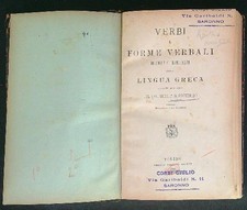 Verbi forme verbali usato  Italia