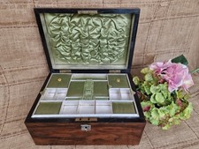Victorian wooden needlework for sale  STOWMARKET