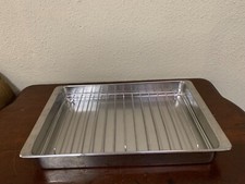 Assadeira Revere Ware aço inoxidável com rack 5,5Qt-15 1/4 x 10 1/2 x 2 # 2525 comprar usado  Enviando para Brazil