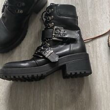 retro biker boots for sale  MANCHESTER