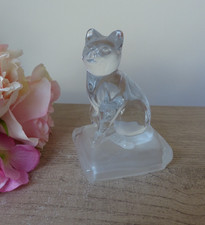Figurine chat cristal d'occasion  Saint-Lambert-du-Lattay