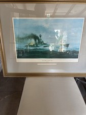 Hms hood framed for sale  ALCESTER