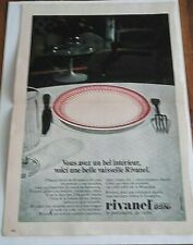Publicite advertising rivanel d'occasion  Bourg-en-Bresse