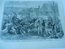 Gravure 1871 siège d'occasion  La Verpillière