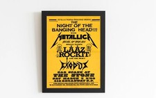 Metallica vintage concert for sale  Cuyahoga Falls