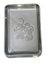 Vtg etched glass for sale  Portage