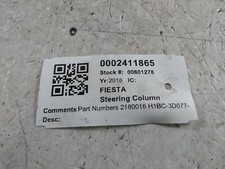Ford fiesta steering for sale  SKELMERSDALE