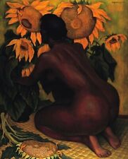 Print sunflowers 1921 for sale  Topsham
