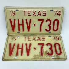 Vintage texas license for sale  New Braunfels