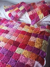 Handmade crochet blanket for sale  NEW ROMNEY
