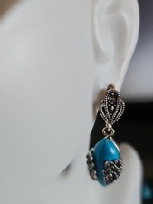 Turquoise stone marcasite for sale  Brooklyn