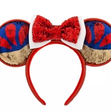 Faixa de cabeça feminina Disney Store branca de neve tamanho único ouro vermelho comprar usado Faixa de cabeça feminina Disney Store branca de neve tamanho único ouro vermelho comprar usado  Enviando para Brazil