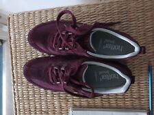 Hotter burgundy trainers for sale  COLCHESTER