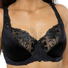 Usado, Sutiã feminino preto copo inteiro com fio plus size não acolchoado controle firme Reino Unido novo comprar usado  Enviando para Brazil