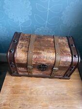 Decorative wooden chest for sale  FELTHAM