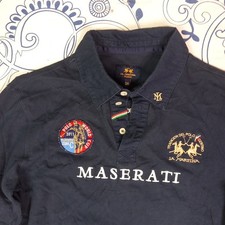 MASERATI POLO ESLUSIVA WORLD CUP 2011 LA MARTINA J. 16 YEAR MANICA LUNGA RICAMI  comprar usado MASERATI POLO ESLUSIVA WORLD CUP 2011 LA MARTINA J. 16 YEAR MANICA LUNGA RICAMI  comprar usado  Enviando para Brazil