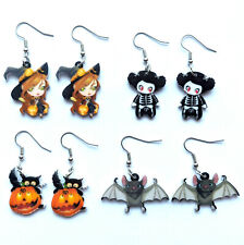 Halloween earrings acrylic for sale  SLOUGH