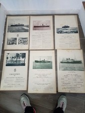 Lot affiches bateaux d'occasion  Bastia-