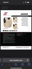 Safariland armor ext for sale  Commerce City