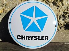 Crysler enamel sign d'occasion  Expédié en Belgium