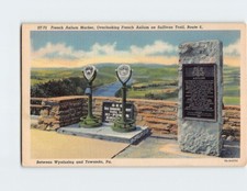 Cartão postal marcador francês Azilum, na Sullivan Trail Route 6, Pensilvânia comprar usado  Enviando para Brazil