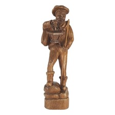 Holzfigur holzskulptur nachtw� gebraucht kaufen  Gelsenkirchen