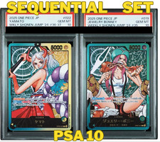 PSA 10 Yamato OP06-022 & Bonney OP07-019 SEQ Conjunto One Piece Jump Promo Lecafig JP comprar usado  Enviando para Brazil