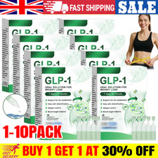 5-50PCS GLP-1 solução oral para perda de peso, gotas de suplemento GLP-1 para emagrecimento comprar usado  Enviando para Brazil