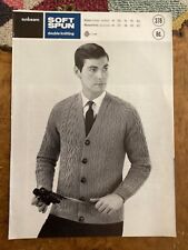 Men knitting patterns for sale  READING