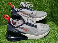 NIKE AIR MAX 270 GS #943345-028 KID TAMANHO 3.5Y CINZA CLARO OBSIDIANA AZUL MARINHO., usado comprar usado  Enviando para Brazil