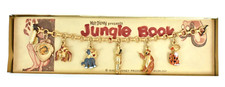 PULSEIRA CHARME LIVRO SELVA VINTAGE DÉCADA DE 1960 DISNEY Joia Tom Dourado Brinquedo Original comprar usado  Enviando para Brazil
