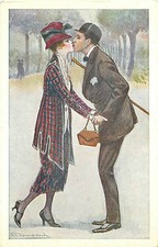 S.Bompard Un / S Amanti che Bacia #410-6 P / Circa comprar usado  Enviando para Brazil