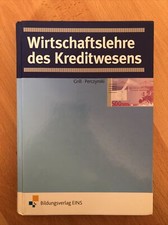 Wirtschaftslehre kreditwesens gebraucht kaufen  Hannover