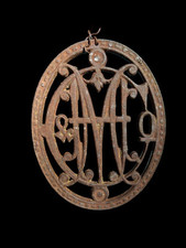 Plaque fonte initiale d'occasion  Valence-d'Albigeois