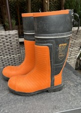 Stihl chainsaw boots for sale  CHERTSEY