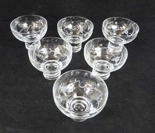 Etched crystal glass for sale  KENDAL