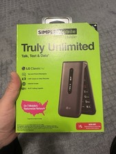 Telefone pré-pago Simple Mobile LG Classic Flip 4G LTE flip novo em folha comprar usado  Enviando para Brazil
