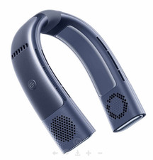 Usado, COOLIFY Ar Condicionado Pescoço Ventilador de Pescoço de Refrigeração, Portátil, Modo 9, LED Recarregável comprar usado  Enviando para Brazil