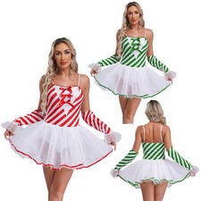 Women christmas striped for sale  SWANSEA
