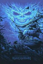 IRON MAIDEN Ghost of the Navigator ENORME 3x5 pés bandeira tapeçaria tecido pôster novo, usado comprar usado  Enviando para Brazil